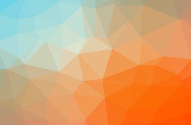 Turuncu düşük poli güzel çok renkli arka plan resmi
