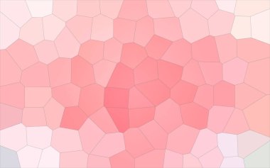 Dijital beyaz ve Kırmızı pastel büyük altıgen arka plan, soyut gösteren resim