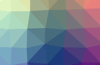 Mavi soyut düşük poli güzel çok renkli arka plan resmi