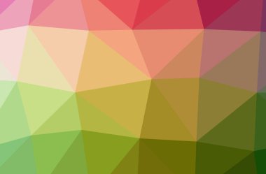 Turuncu düşük poli resmi güzel çok renkli arka plan