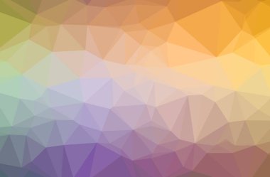 Turuncu poligonal güzel çok renkli arka plan resmi