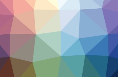 Mavi soyut Çokgen çizimi güzel çok renkli arka plan