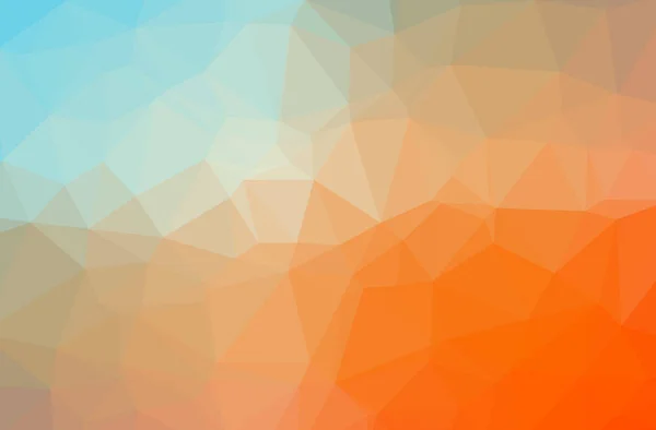 Illustratie Van Een Oranje Laag Poly Elegante Multicolor Achtergrond — Stockfoto