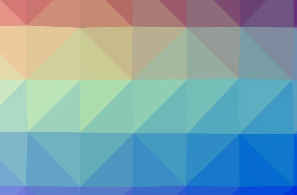 Illustration Blue Abstract Polygon Modern Multicolor Background — Stock Photo, Image