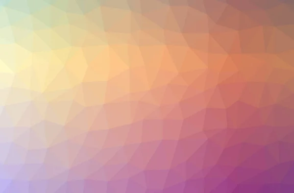 Illustration Orange Polygonal Vackra Multicolor Bakgrund — Stockfoto