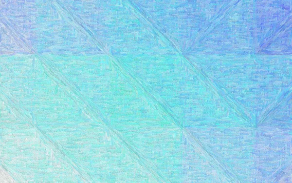 Abstract illustration of blue and green Impressionism Impasto background, digitally generated