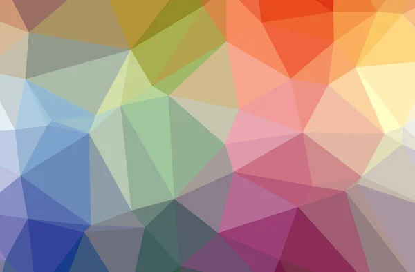 Illustration Orange Polygonal Beautiful Multicolor Background — Stock Photo, Image