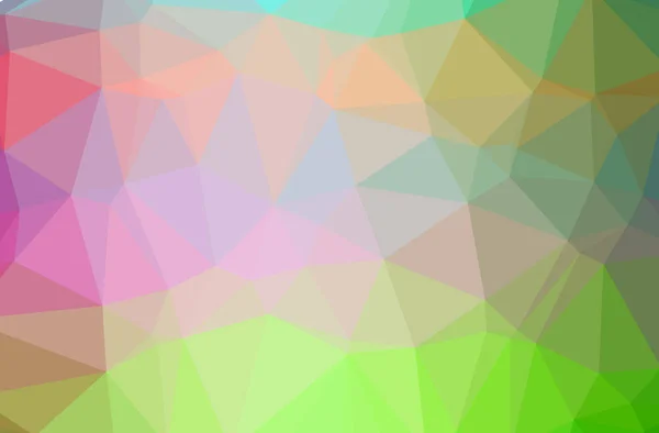 Illustration Grön Abstrakt Polygonal Eleganta Multicolor Bakgrund — Stockfoto