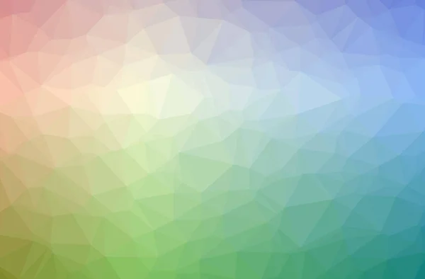 Illustration Blå Abstrakt Polygonal Moderna Multicolor Bakgrund — Stockfoto