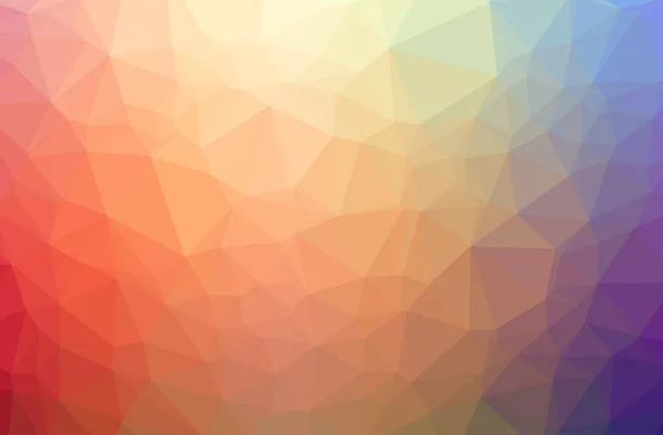 Illustration Orange Polygonal Fin Multicolor Bakgrund — Stockfoto