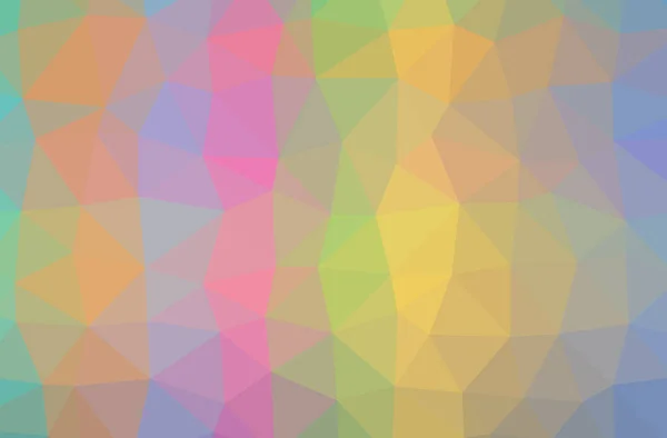 Ilustrație Poligon Portocaliu Frumos Fundal Multicolor — Fotografie, imagine de stoc