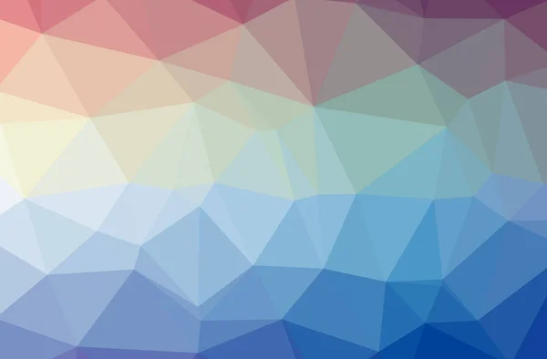 Иллюстрация Синего Полигона Современного Многоцветного Фона — стоковое фото