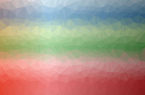 Illustration of red polygonal modern multicolor background