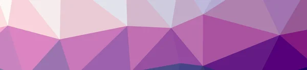 Illustration of abstract low poly pink banner background