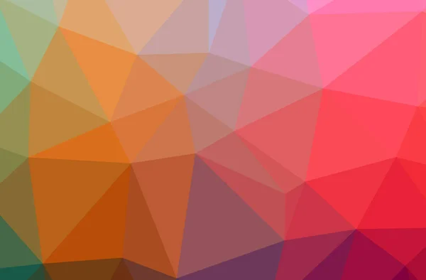 Иллюстрация Оранжевого Абстрактного Многоугольника Хороший Многоцветный Фон — стоковое фото