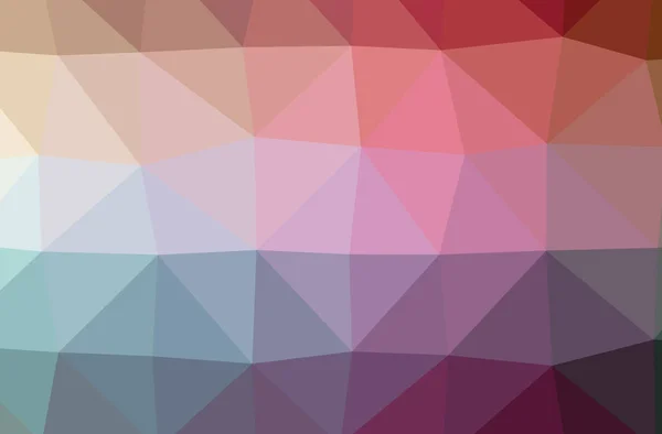 Illustration Red Abstract Low Poly Beautiful Multicolor Background — Stock Photo, Image