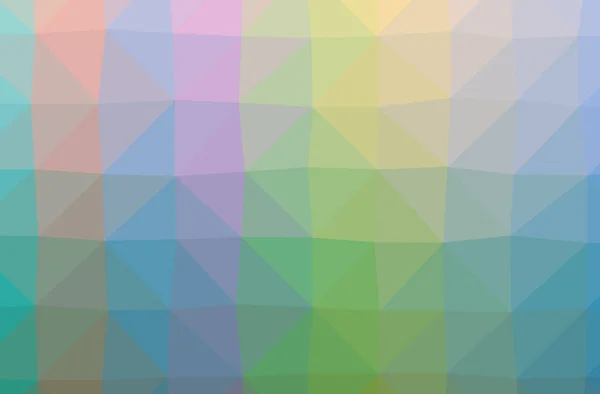 Illustratie Van Blauwe Abstracte Veelhoek Prachtige Veelkleurige Achtergrond — Stockfoto