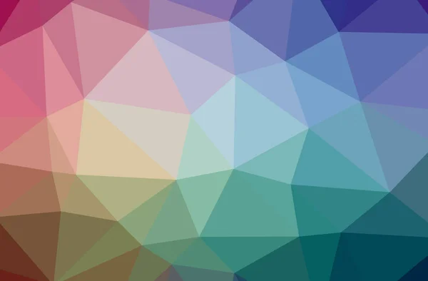 Иллюстрация Синего Многоугольного Красивого Многоцветного Фона — стоковое фото