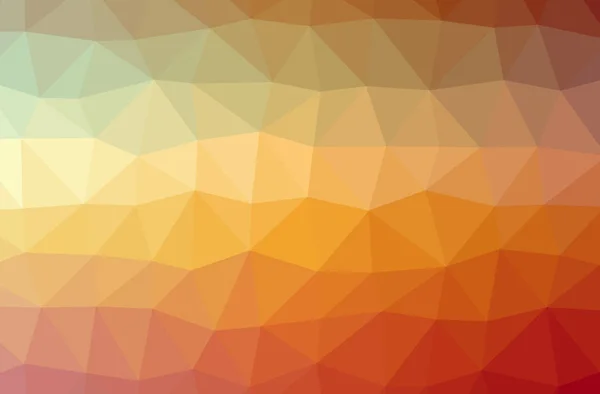 Illustration Orange Abstrakt Polygon Vacker Flerfärgad Bakgrund — Stockfoto