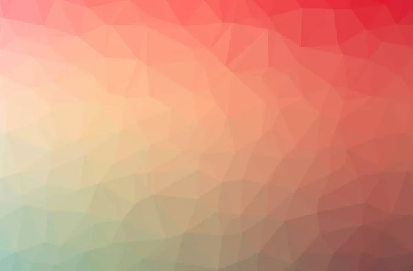 Illustration Abstract Low Poly Red Horizontal Background — Stock Photo, Image
