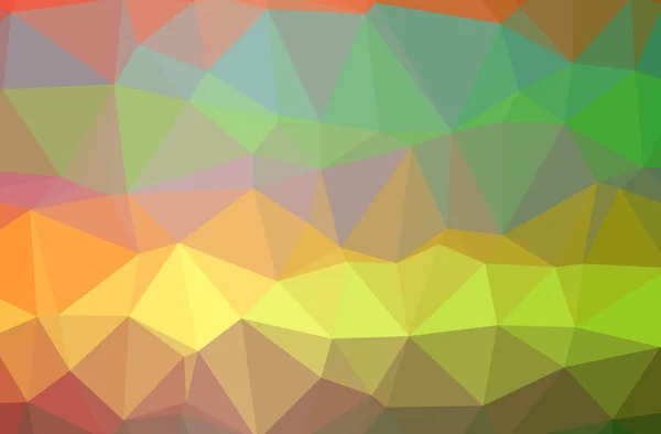 Illustration Green Polygonal Nice Multicolor Background — Stock Photo, Image