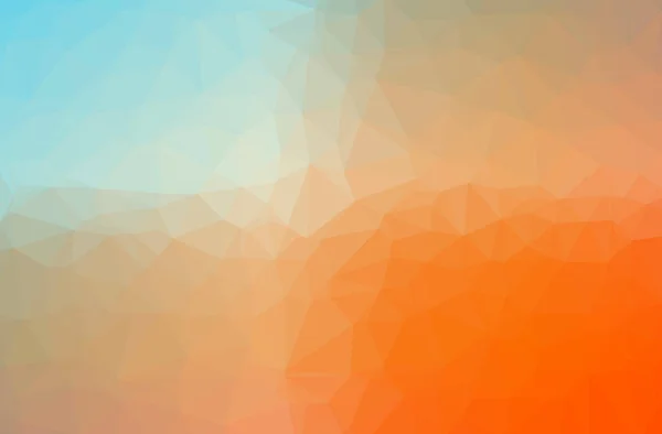 Illustratie Van Oranje Abstracte Laag Poly Mooie Veelkleurige Achtergrond — Stockfoto