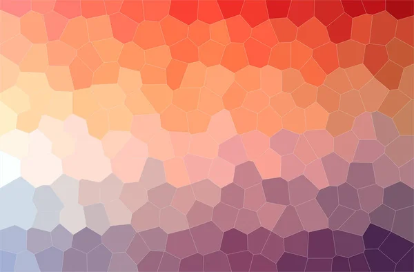 Ilustrace Oranžové Modré Střední Velikosti Šestiúhelník Barva Pozadí Digitálně Vygenerovaných — Stock fotografie
