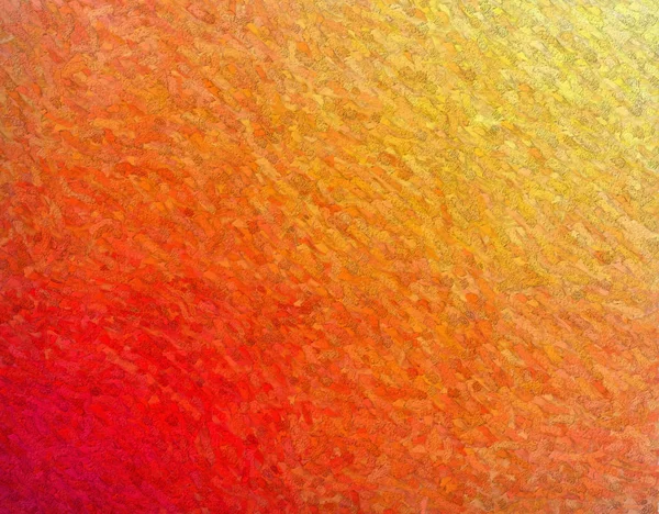 Ilustración Abstracta Útil Pintura Impasto Texturizada Amarilla Naranja Roja Impresionante —  Fotos de Stock