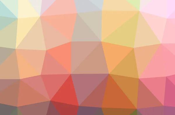Illustration Polygone Abstrait Orange Fond Multicolore Moderne — Photo