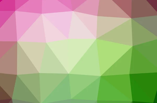 Illustration Grön Polygonal Eleganta Multicolor Bakgrund — Stockfoto