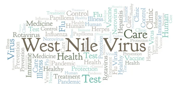 West Nile Virus word cloud, made with text only — Stock Image West Nile Virus Word Cloud Made Text Only Royalty Free Stock Photos