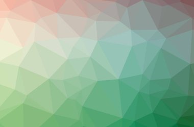 Yeşil poligonal güzel çok renkli arka planı gösteren resim