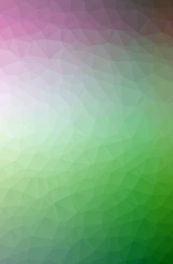 Güzel yeşil düşük poli arka plan resmi