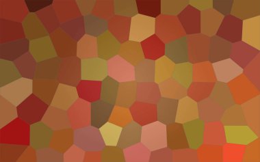 Kahverengi ve sarı parlak büyük altıgen arka plan resmi