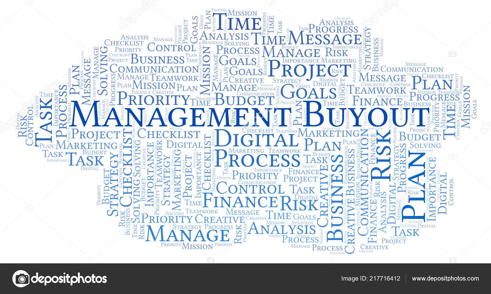 Management Buyout Word Cloud Made Text Only Stock Photo Management Buyout Word Cloud Made Text Only Stock Photo