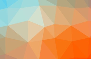 Turuncu soyut Çokgen zarif çok renkli arka plan resmi