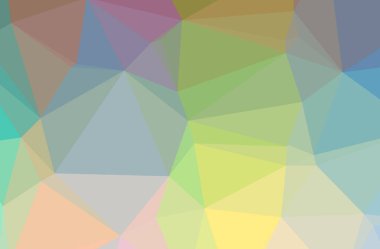 Mavi poligonal zarif çok renkli arka plan resmi