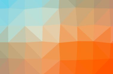 Turuncu düşük poli resmi güzel çok renkli arka plan