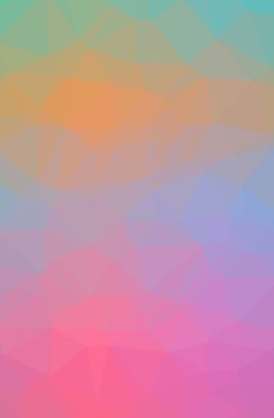 Soyut düşük poli pembe dikey arka plan resmi