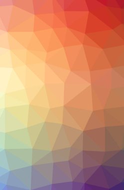 Güzel turuncu düşük poli arka plan resmi