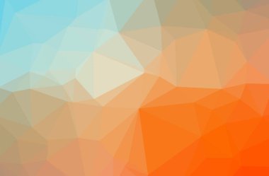 Turuncu soyut düşük poli güzel çok renkli arka plan resmi