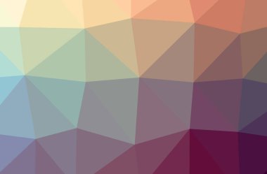 Pembe poligonal güzel çok renkli bir arka plan resmi