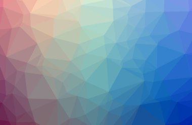 Mavi düşük poli modern çok renkli arka plan resmi