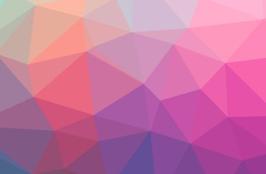 Pembe poligonal zarif çok renkli arka plan resmi