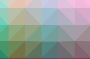 Soyut düşük poli mavi yatay arkaplan çizimi