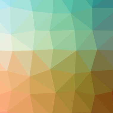 Güzel turuncu düşük poli arka plan resmi