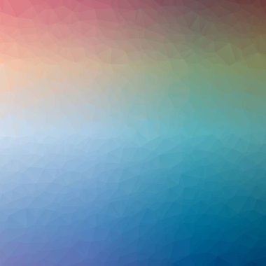 Güzel mavi düşük poli arka plan resmi