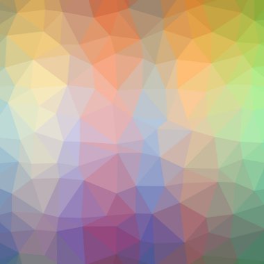 Güzel turuncu düşük poli arka plan resmi