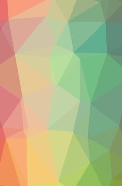 Soyut düşük poli yeşil dikey arka plan resmi