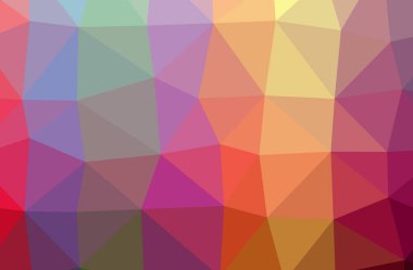 Kırmızı Düşük poli modern çok renkli arka plan resmi